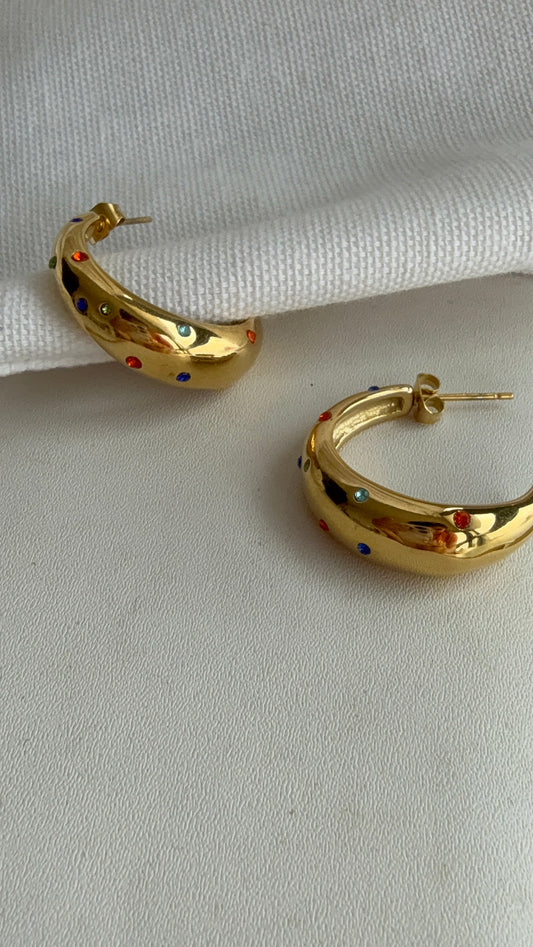 Bella Multicolor Hoop