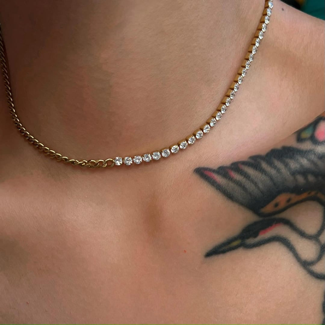 Amala Tennis Necklace