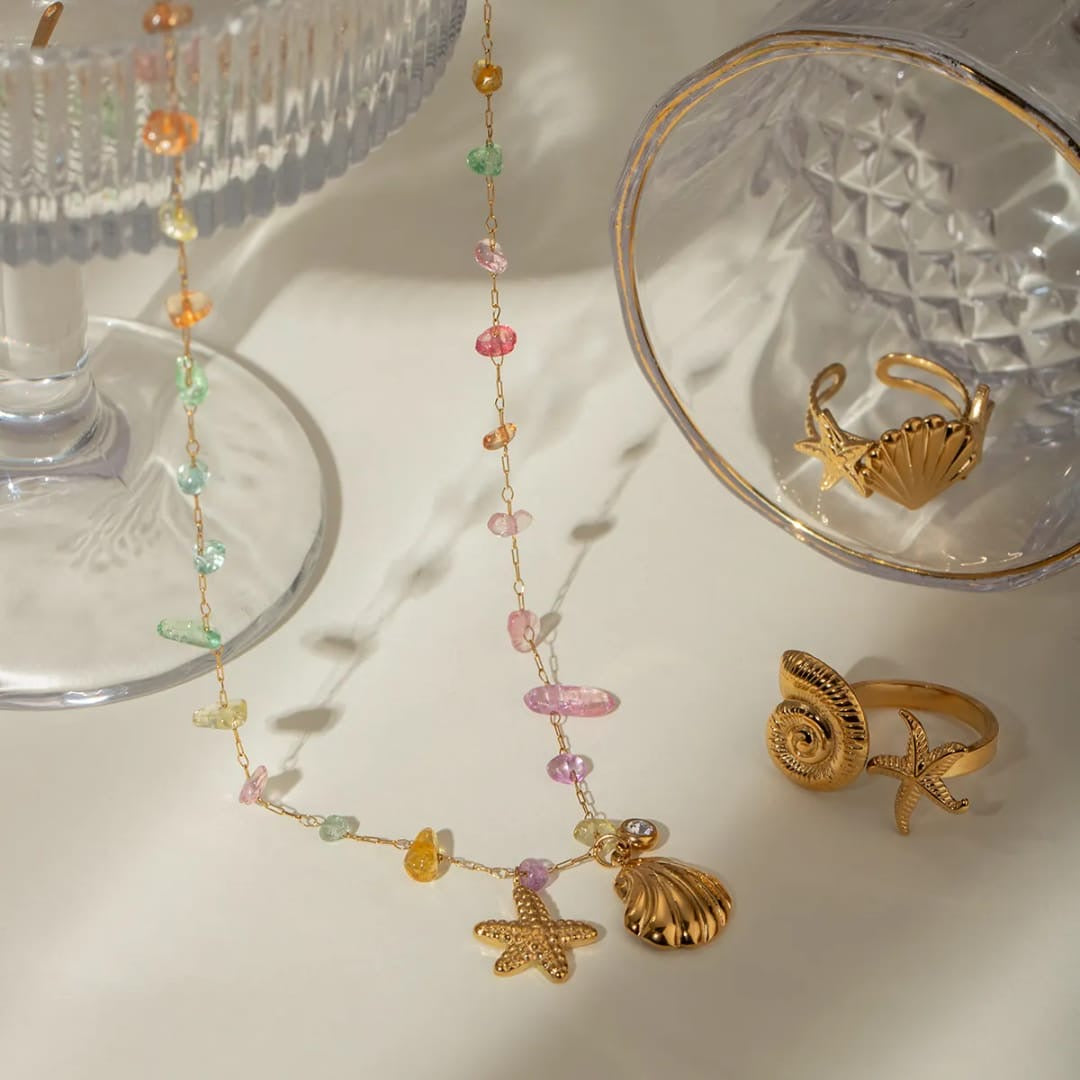 Ocean Dreams Charm Necklace